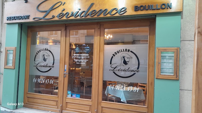 Bouillon L'évidence Marseille