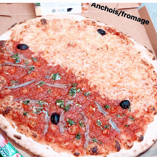 Camion pizza à l'ancienn